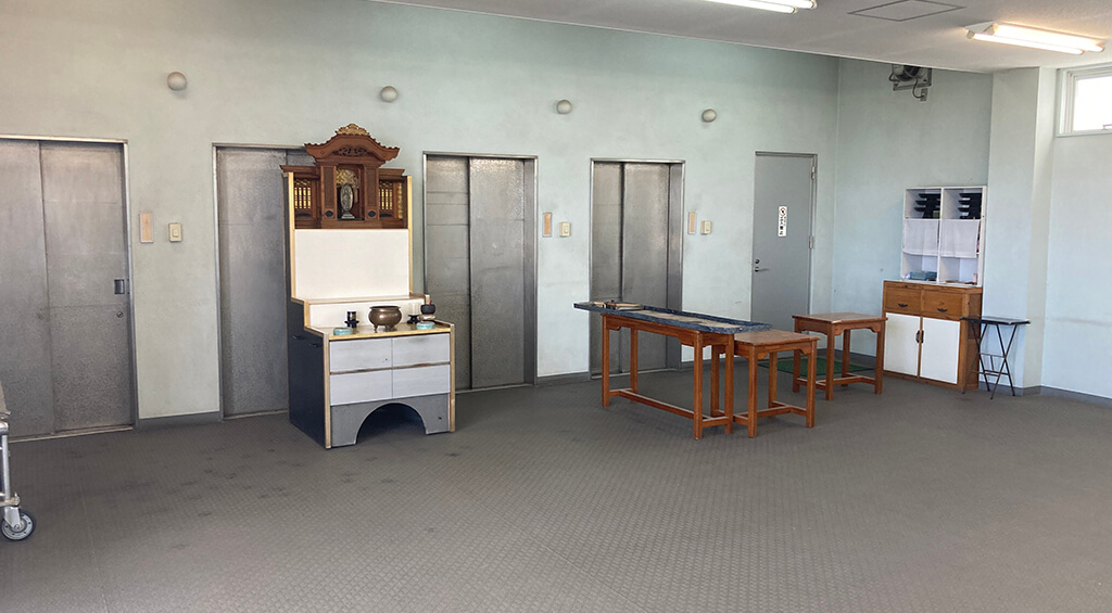 うるま斎苑の火葬室